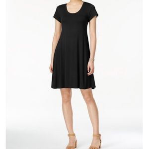Black swing dress
